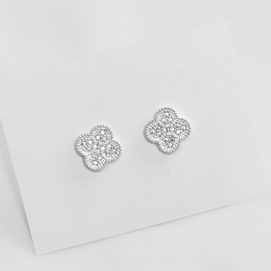 BRINCO TREVO INSPIRAÇÃO CRAVEJADO