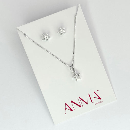 CONJUNTO FLORZINHA CRAVEJADA