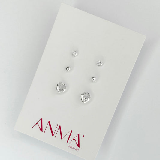 TRIO CORAÇÃO, BOLINHA, PONTO DE LUZ