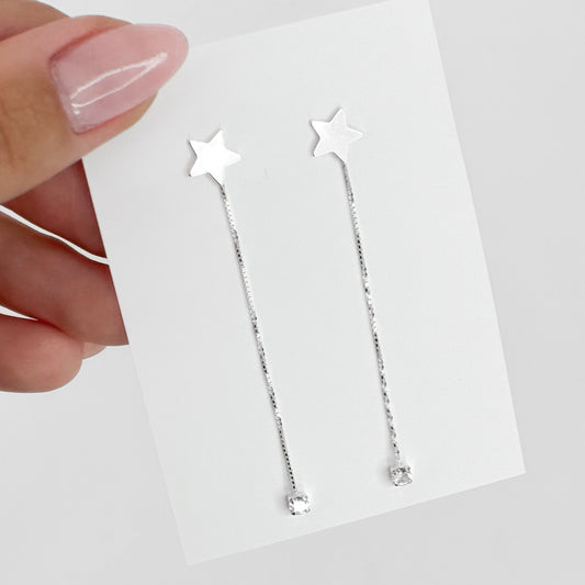 BRINCO ESTRELINHA COM CORRENTE E PONTO DE LUZ