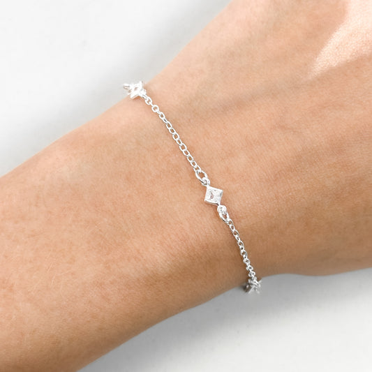 PULSEIRA ZIRCÔNIAS LOSANGO