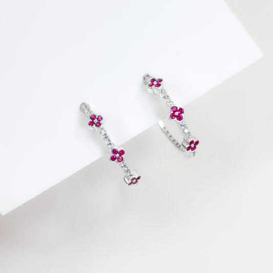 ARGOLA DE TARRAXA TRÊS TREVINHOS CRAVEJADA