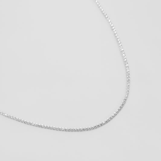 COLAR RIVIERA ZIRCÔNIAS BRANCAS