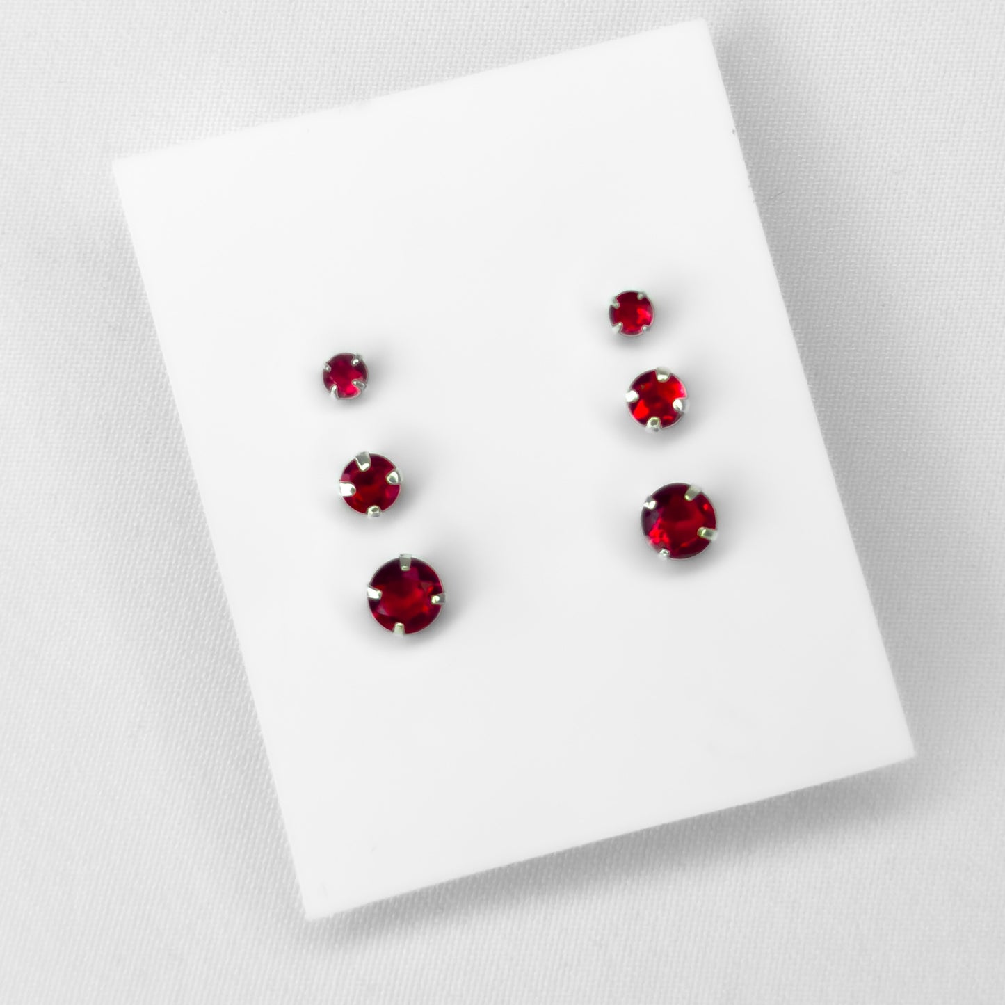 TRIO PONTO DE LUZ REDONDO VERMELHO